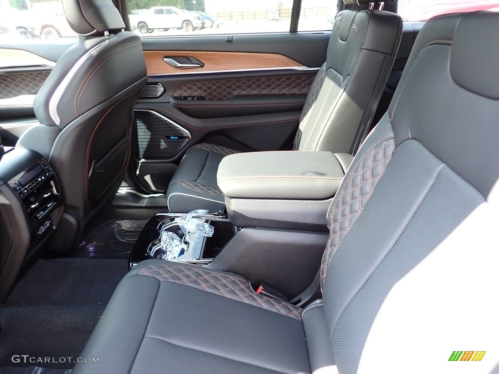 Black Interior 2021 Jeep Grand Cherokee L Summit Reserve 4x4 Photo #142782622