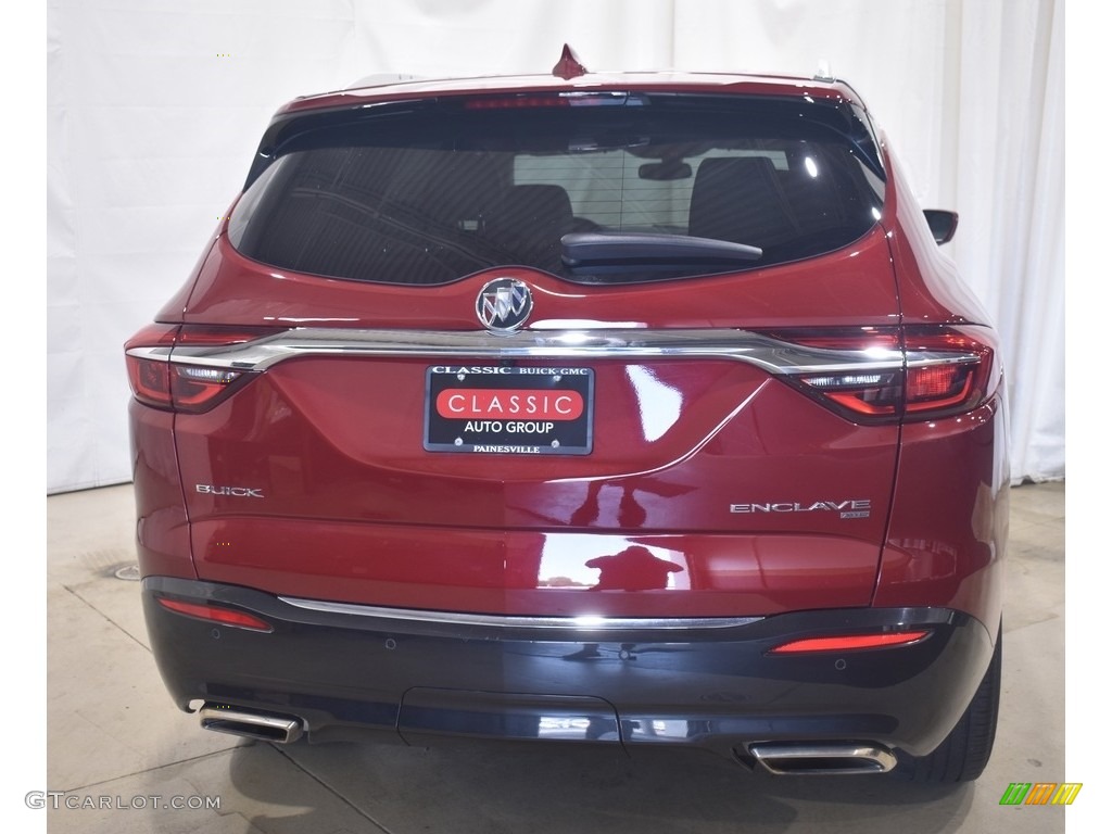 2018 Enclave Essence AWD - Red Quartz Tintcoat / Shale photo #3