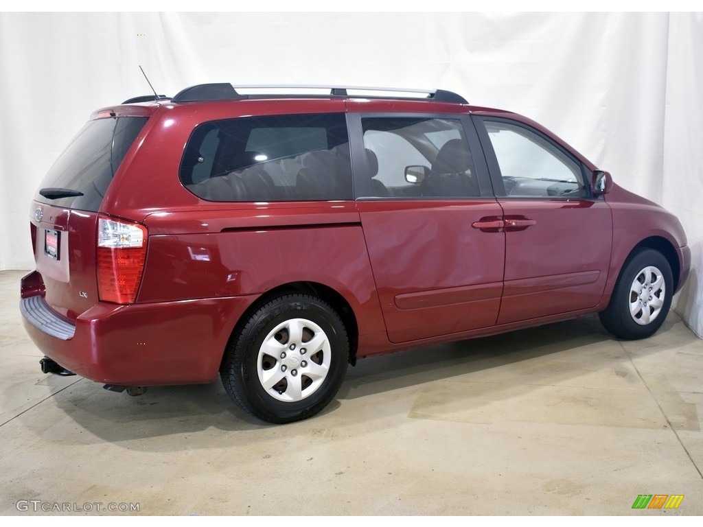 2009 Sedona LX - Claret Red / Beige photo #2