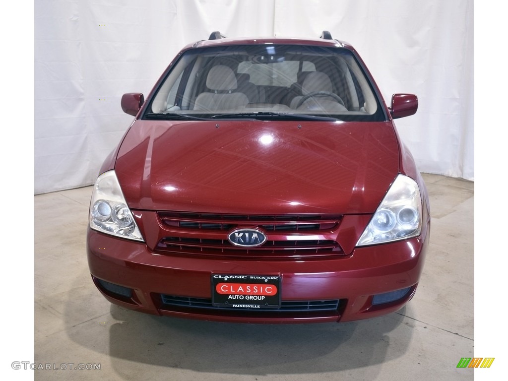 2009 Sedona LX - Claret Red / Beige photo #4
