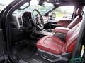  2020 F450 Super Duty Platinum Crew Cab 4x4 Dark Marsala Interior