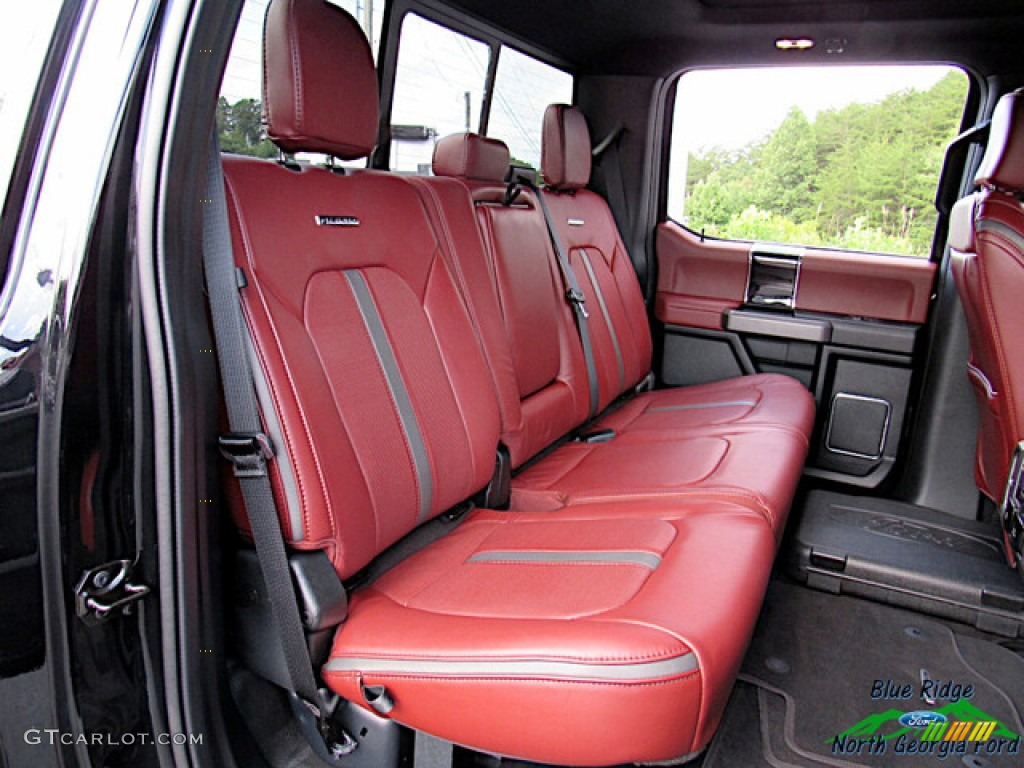 2020 F450 Super Duty Platinum Crew Cab 4x4 - Agate Black / Dark Marsala photo #15