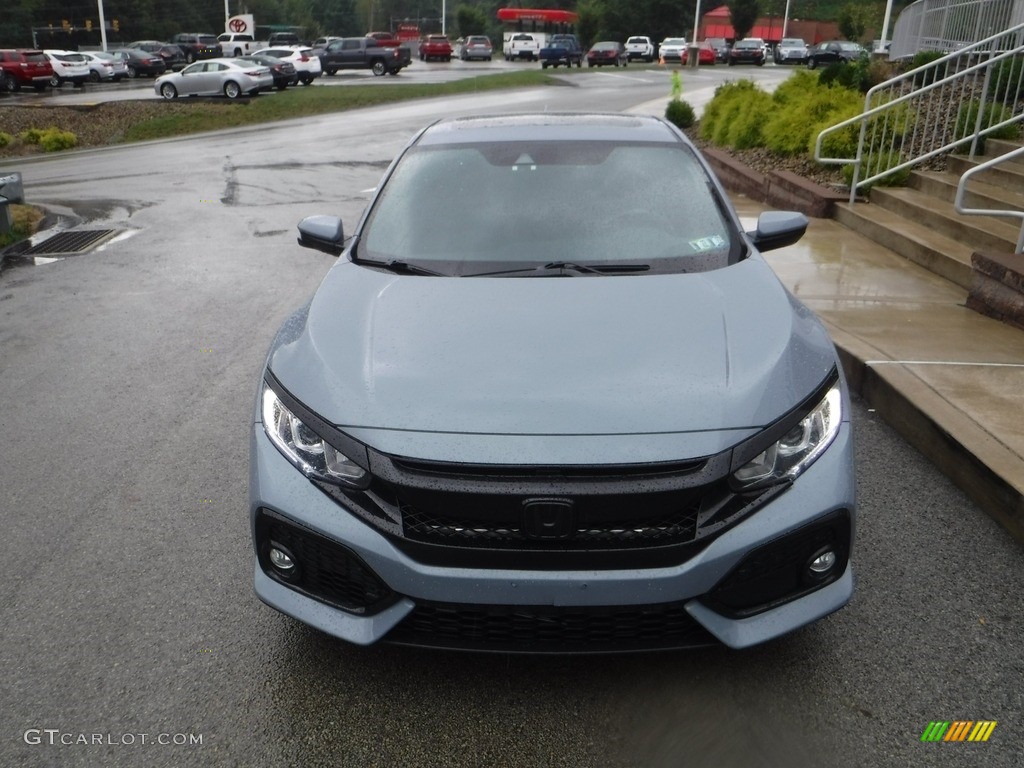 2018 Civic EX Hatchback - Sonic Gray Metallic / Black photo #9