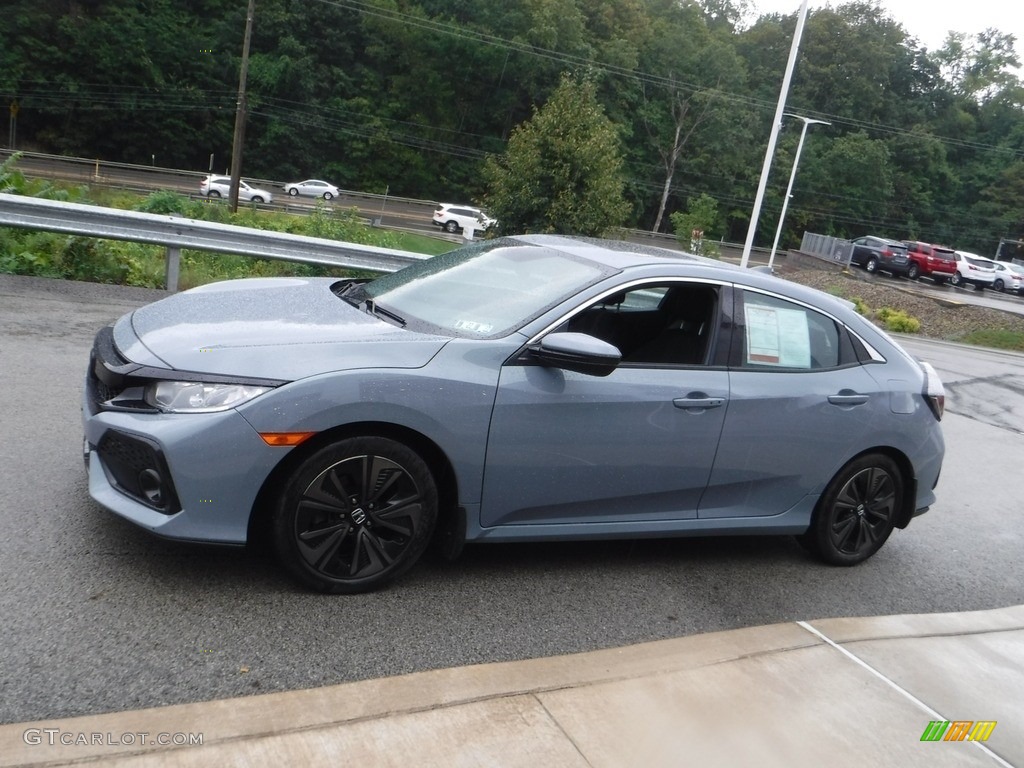 2018 Civic EX Hatchback - Sonic Gray Metallic / Black photo #11