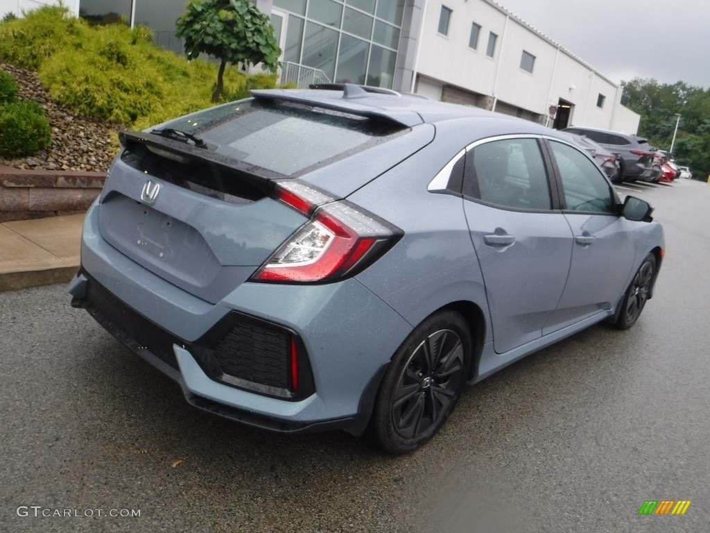 2018 Civic EX Hatchback - Sonic Gray Metallic / Black photo #14