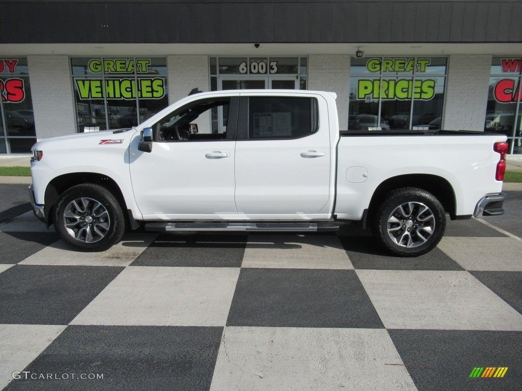 2021 Silverado 1500 LT Crew Cab 4x4 - Summit White / Jet Black photo #1