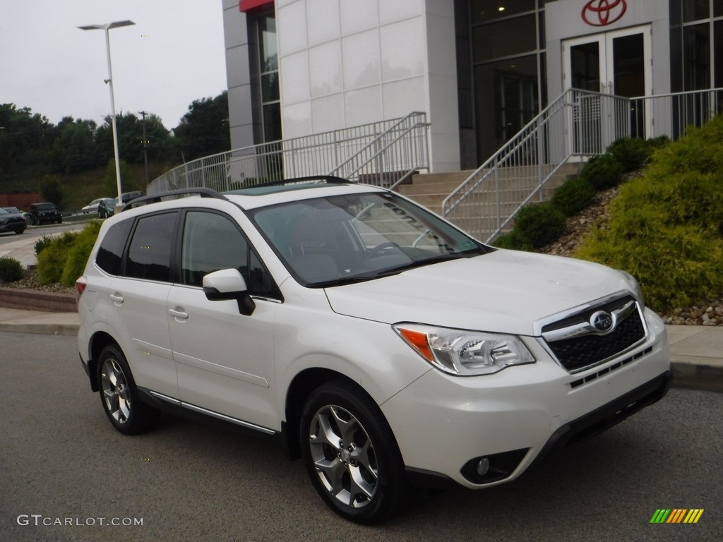2015 Forester 2.5i Touring - Satin White Pearl / Black photo #1