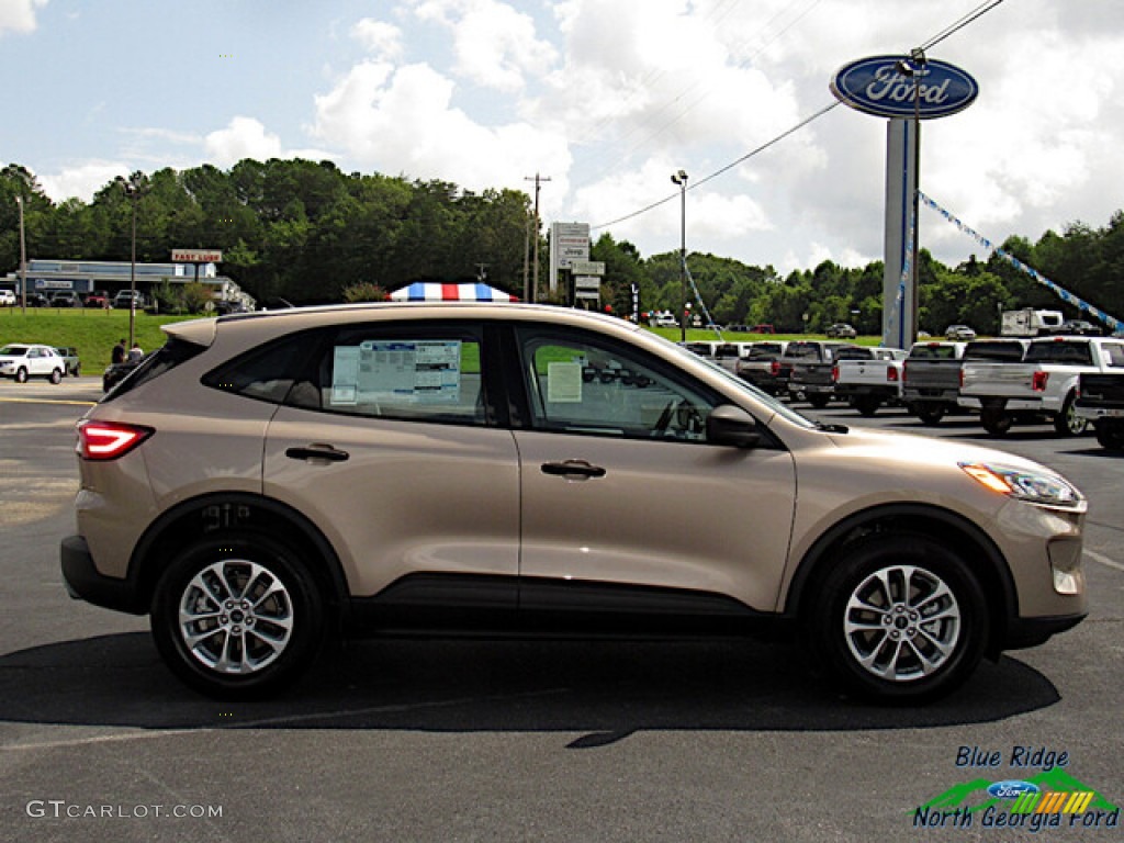 Desert Gold Metallic 2021 Ford Escape S 4WD Exterior Photo #142786843