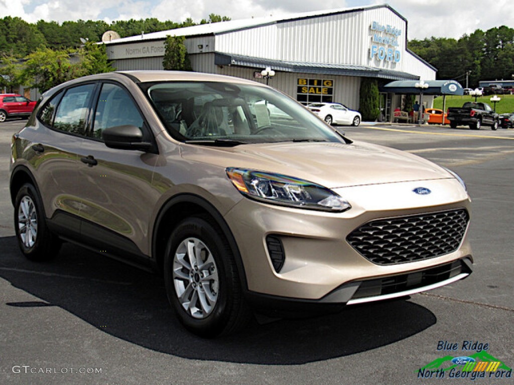 Desert Gold Metallic 2021 Ford Escape S 4WD Exterior Photo #142786855
