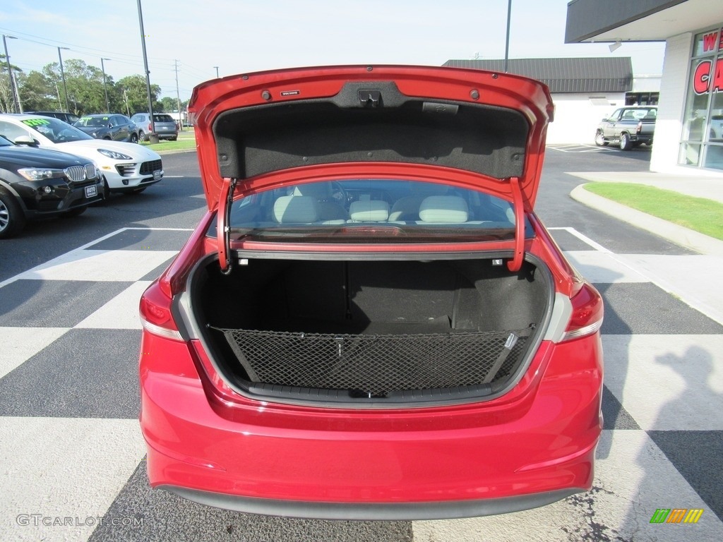 2017 Elantra Limited - Red / Beige photo #5