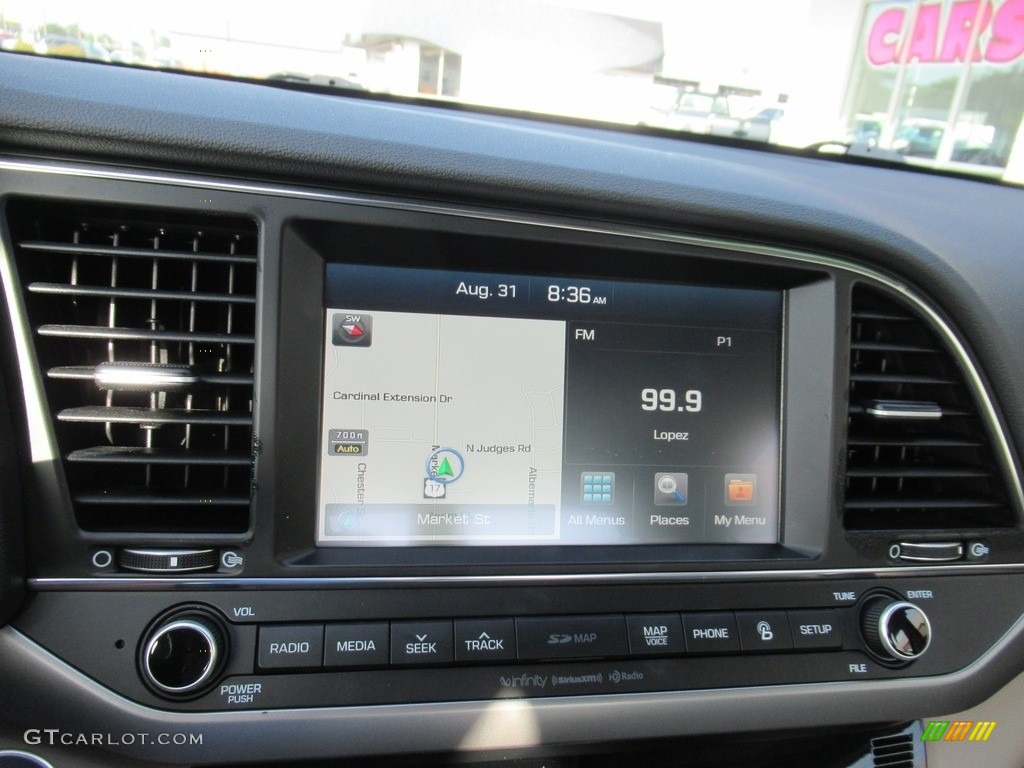 2017 Elantra Limited - Red / Beige photo #17