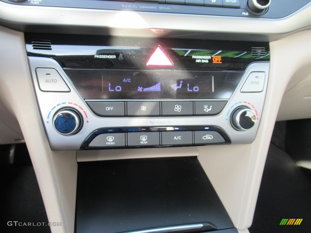 2017 Elantra Limited - Red / Beige photo #19