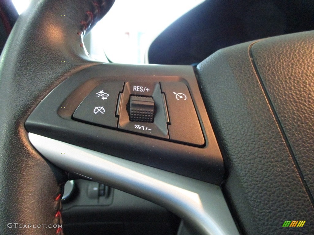 2018 Chevrolet Sonic Premier Sedan Jet Black Steering Wheel Photo #142788613