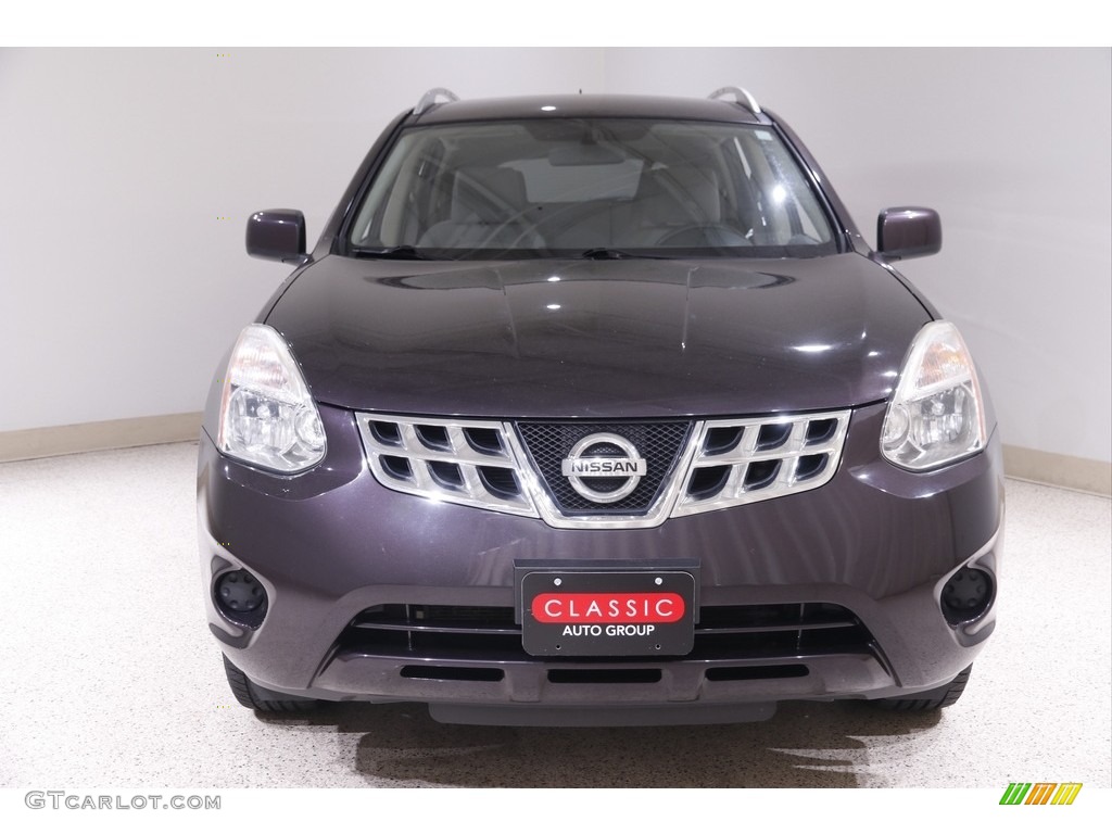 2012 Rogue SV AWD - Black Amethyst / Gray photo #2