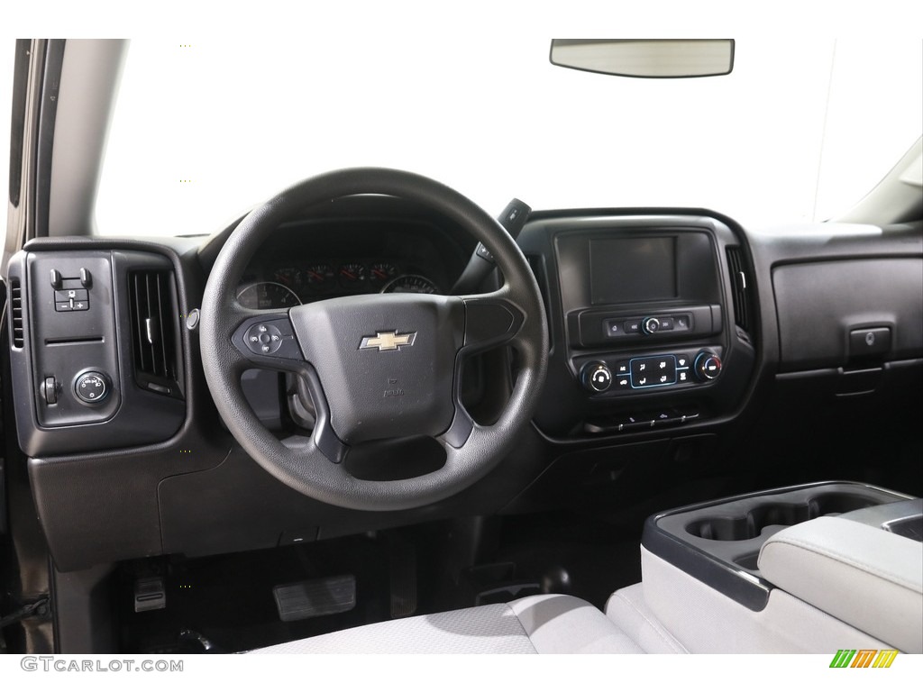 2016 Chevrolet Silverado 1500 WT Double Cab 4x4 Dark Ash/Jet Black Dashboard Photo #142791323