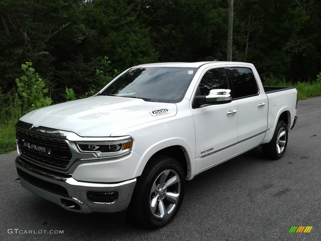 Ivory White Tri-Coat Pearl 2021 Ram 1500 Limited Crew Cab 4x4 Exterior Photo #142793120