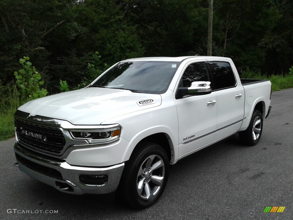 2021 1500 Limited Crew Cab 4x4 - Ivory White Tri-Coat Pearl / Black photo #2