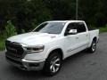 Ivory White Tri-Coat Pearl 2021 Ram 1500 Limited Crew Cab 4x4 Exterior