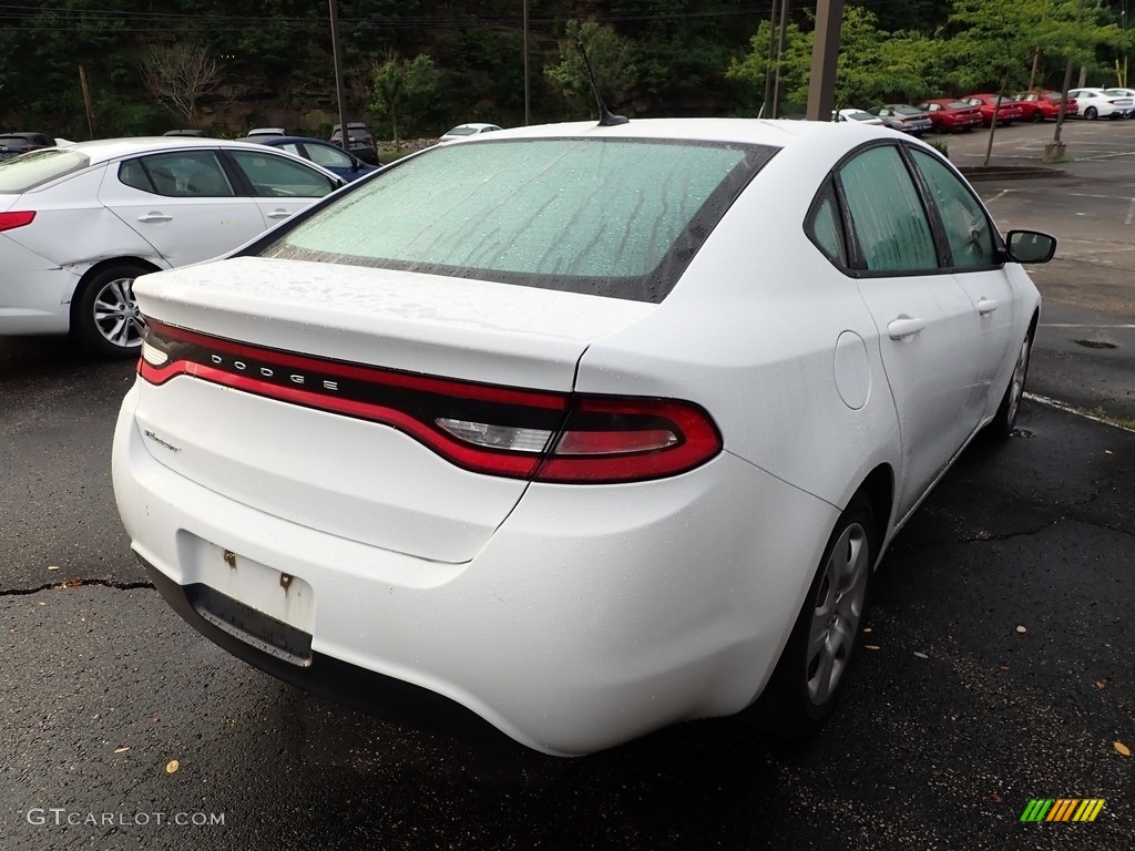 2016 Dart SE - Bright White / Black photo #4