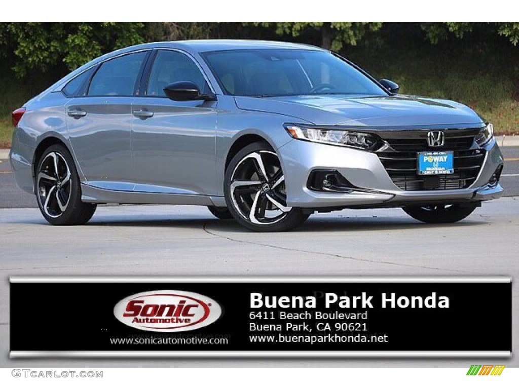 2021 Accord Sport - Lunar Silver Metallic / Black photo #1
