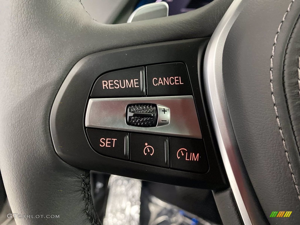 2022 BMW X5 xDrive45e Black Steering Wheel Photo #142794293