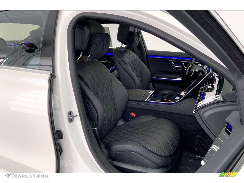 2021 S 580 4Matic Sedan - designo Diamond White Metallic / Black photo #5