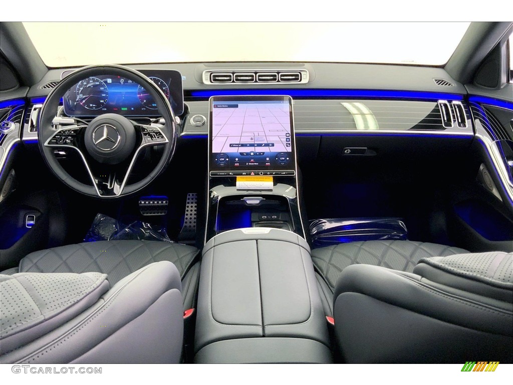 2021 S 580 4Matic Sedan - designo Diamond White Metallic / Black photo #6