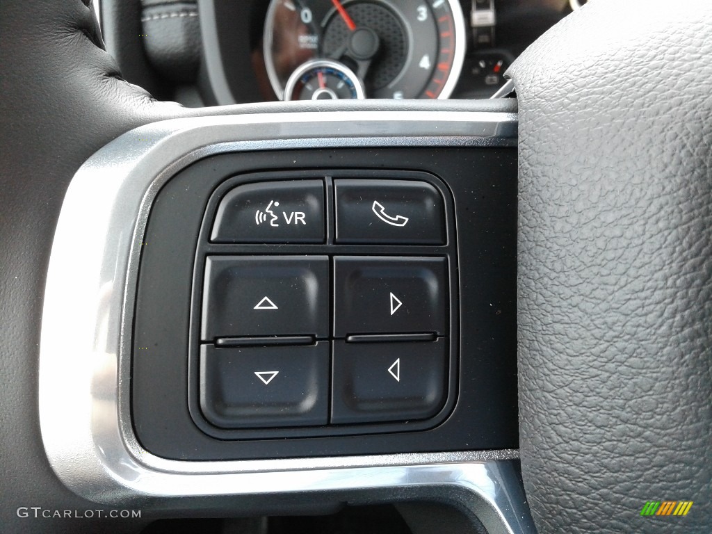 2021 Ram 4500 Laramie Crew Cab 4x4 Chassis Black Steering Wheel Photo #142795454