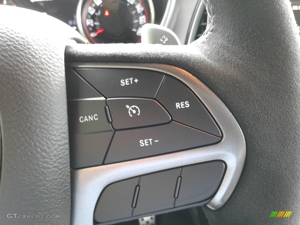 2021 Dodge Challenger R/T Scat Pack Black Steering Wheel Photo #142796666