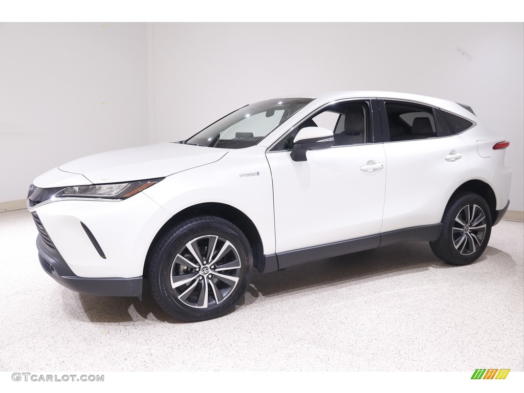 2021 Venza Hybrid LE AWD - Blizzard White Pearl / Boulder photo #3