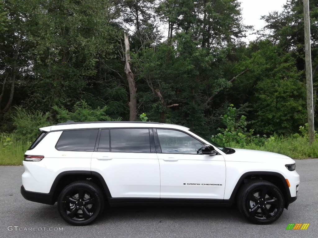 Bright White 2021 Jeep Grand Cherokee L Altitude 4x4 Exterior Photo #142796918