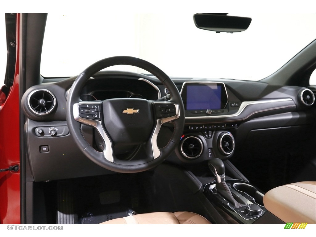 2019 Chevrolet Blazer Premier Jet Black/­Maple Sugar Dashboard Photo #142798245