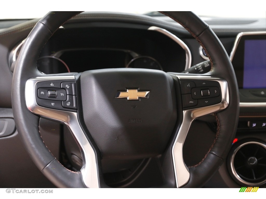 2019 Chevrolet Blazer Premier Jet Black/­Maple Sugar Steering Wheel Photo #142798248