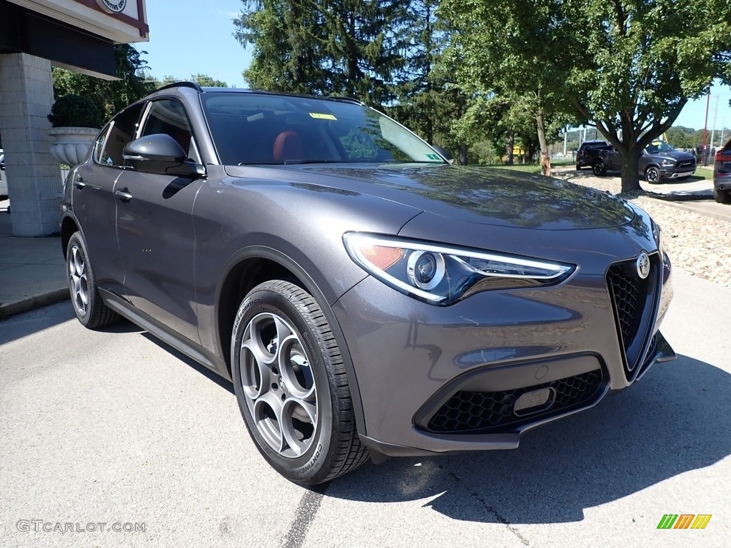 Vesuvio Gray Metallic 2021 Alfa Romeo Stelvio Sprint AWD Exterior Photo #142799058