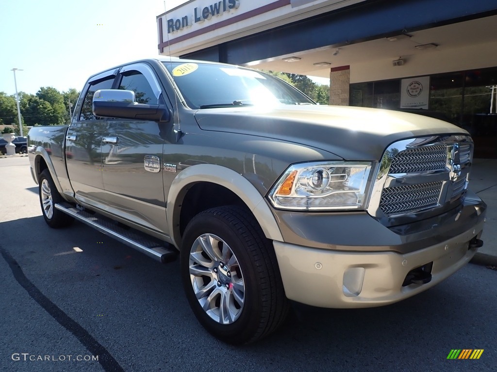 Prairie Pearl 2015 Ram 1500 Laramie Long Horn Crew Cab 4x4 Exterior Photo #142800144