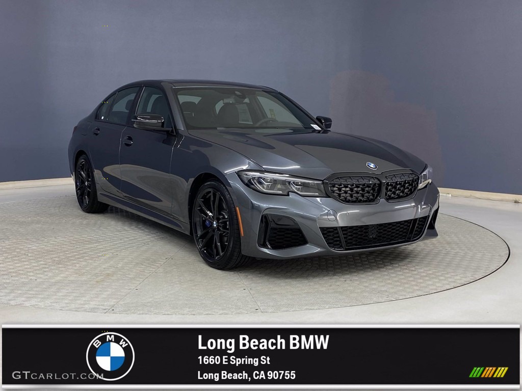 2022 3 Series M340i Sedan - Mineral Grey Metallic / Black photo #1