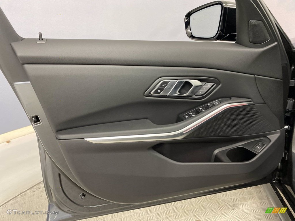 2022 BMW 3 Series M340i Sedan Black Door Panel Photo #142800753