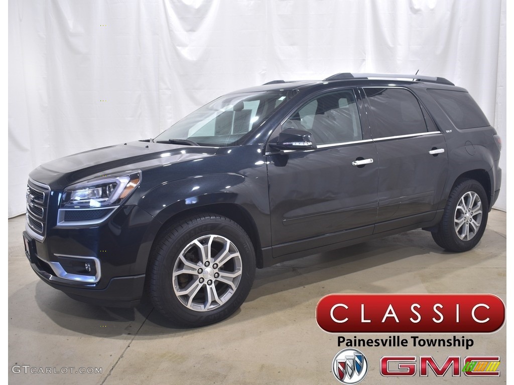 2013 Acadia SLT AWD - Carbon Black Metallic / Ebony photo #1
