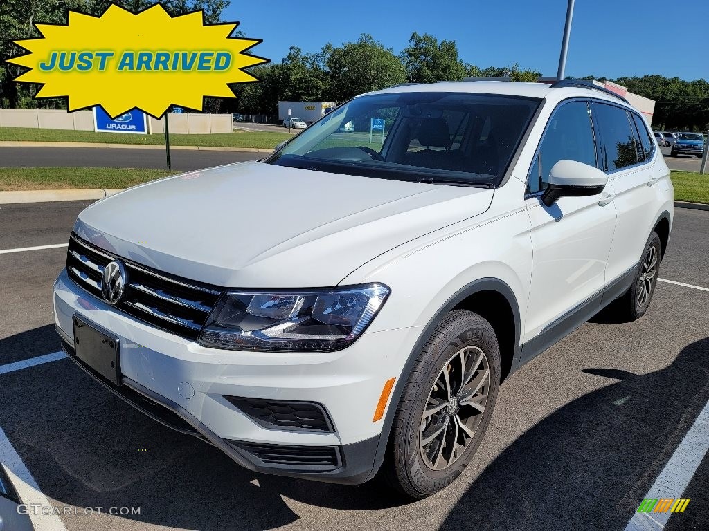 2021 Tiguan SE 4Motion - Pure White / Titan Black photo #1