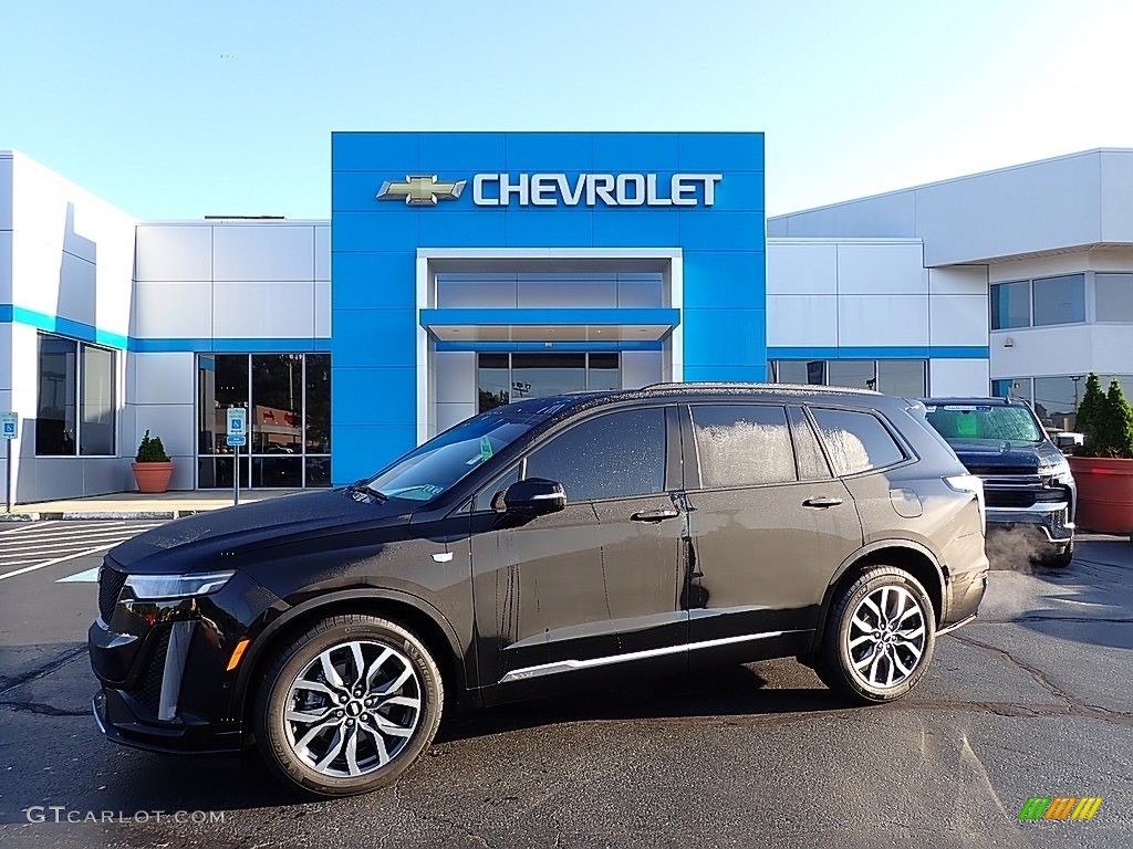Stellar Black Metallic 2021 Cadillac XT6 Sport AWD Exterior Photo #142804641