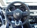 Black 2021 Alfa Romeo Stelvio Sprint AWD Steering Wheel