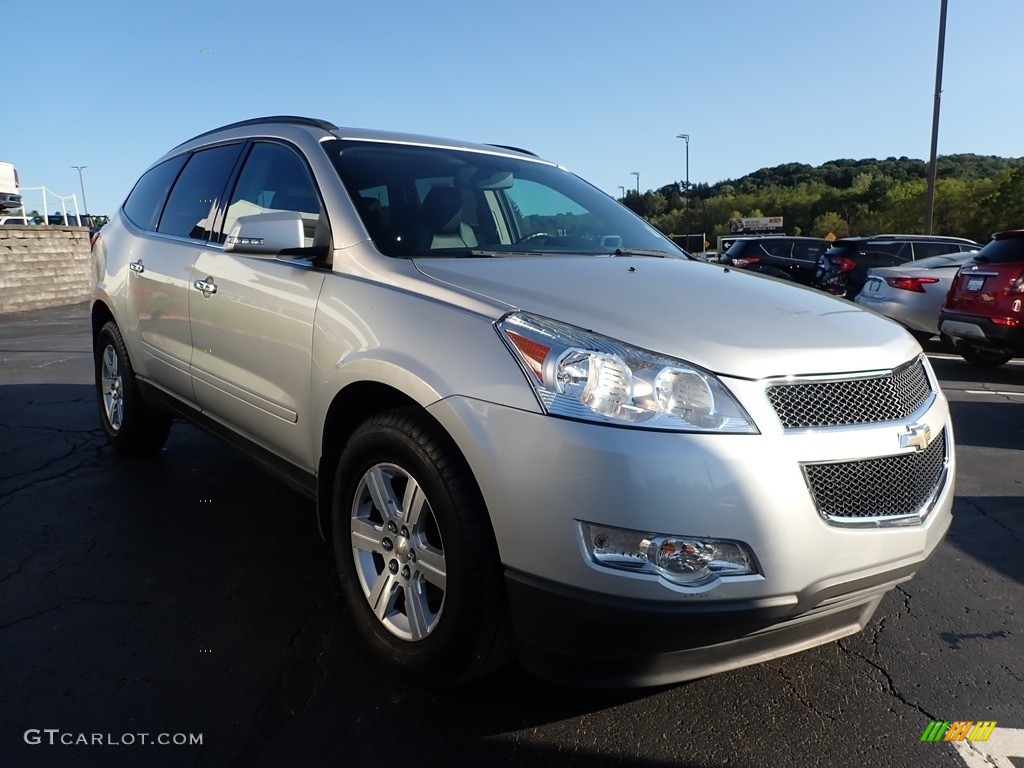 2011 Traverse LT AWD - Silver Ice Metallic / Ebony/Ebony photo #4