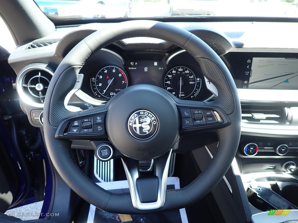 2021 Alfa Romeo Stelvio Ti Sport AWD Steering Wheel Photos