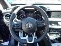 2021 Alfa Romeo Stelvio Black Interior Steering Wheel Photo