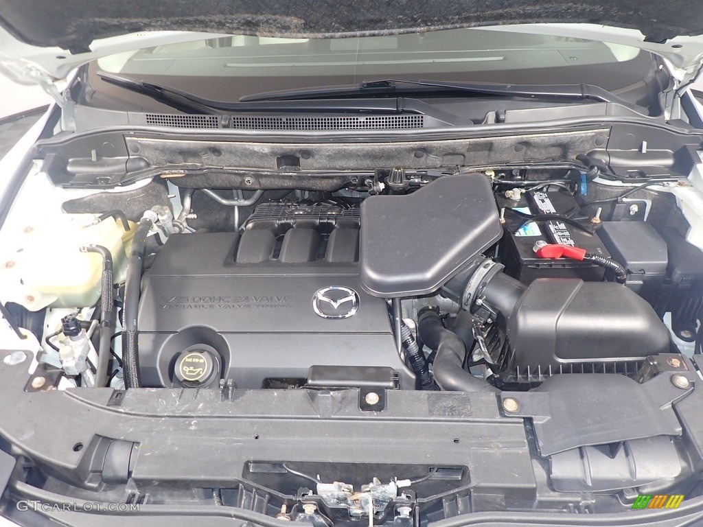 2010 CX-9 Grand Touring AWD - Crystal White Pearl Mica / Sand photo #10
