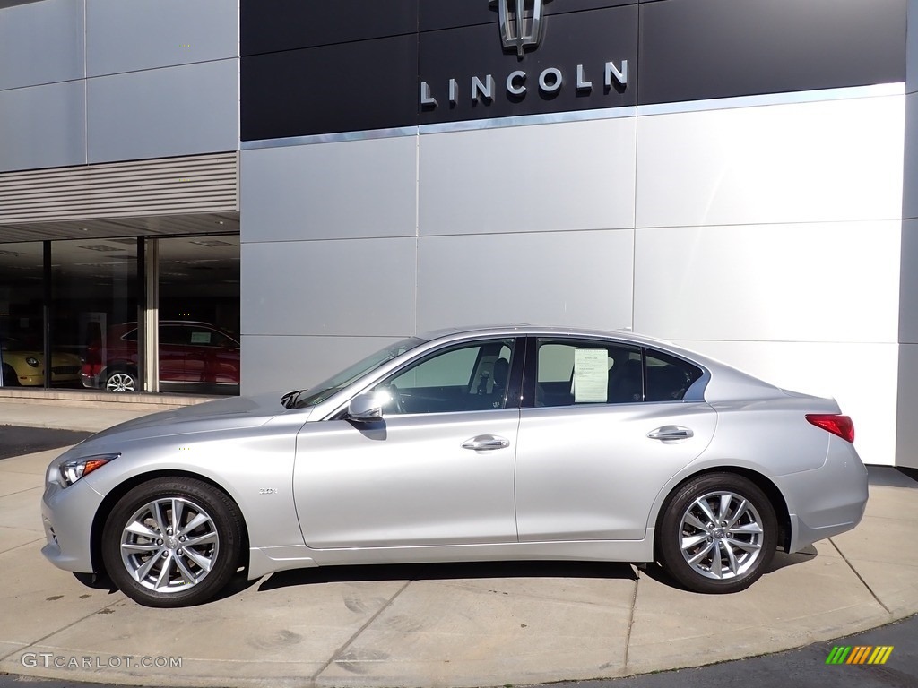 Liquid Platinum 2016 Infiniti Q50 3.0t AWD Exterior Photo #142806045