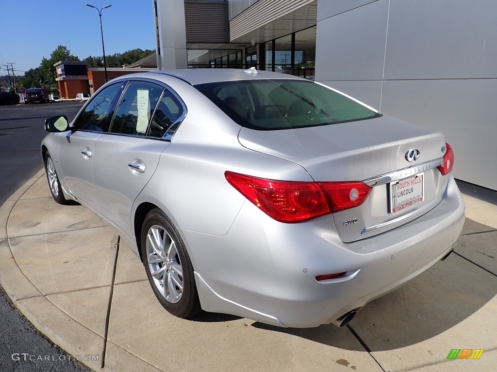 2016 Q50 3.0t AWD - Liquid Platinum / Graphite photo #3