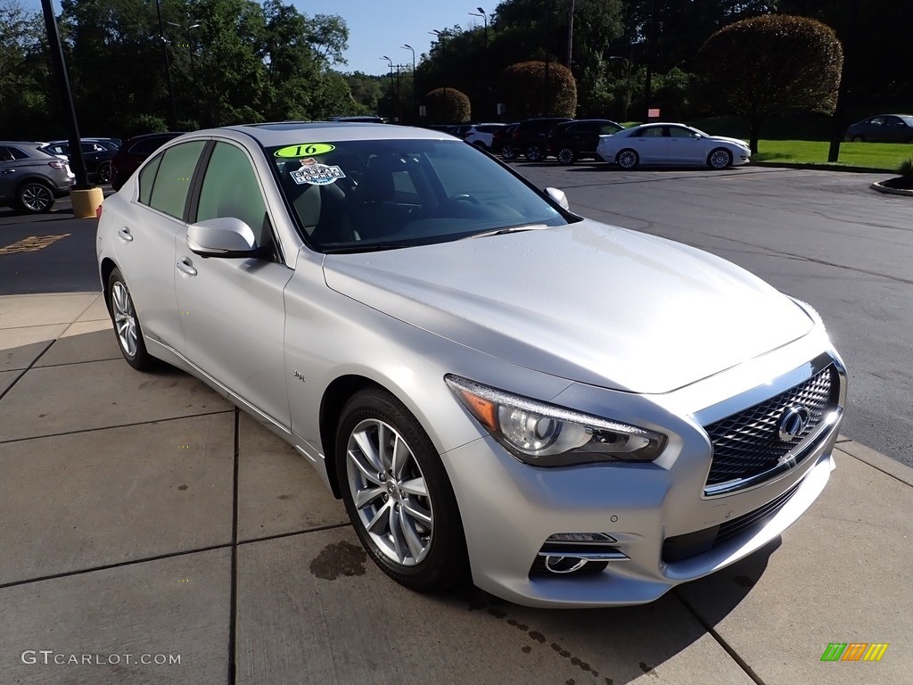 Liquid Platinum 2016 Infiniti Q50 3.0t AWD Exterior Photo #142806138