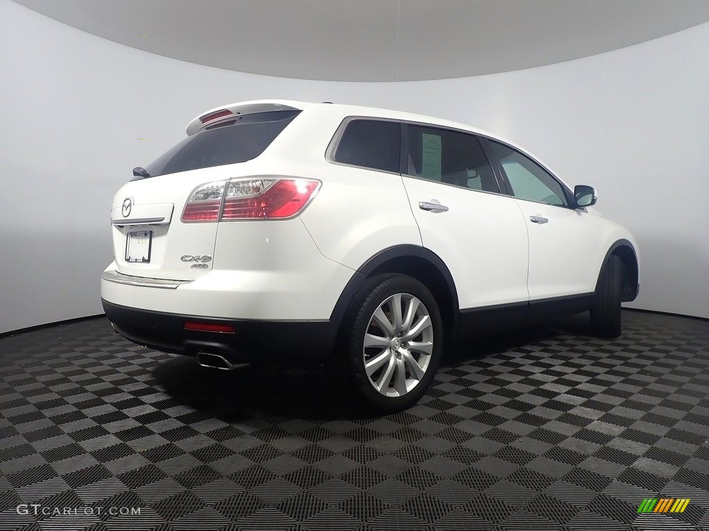 2010 CX-9 Grand Touring AWD - Crystal White Pearl Mica / Sand photo #20
