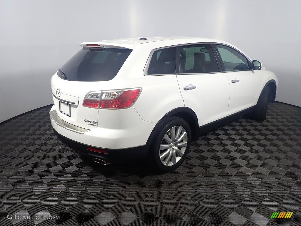 2010 CX-9 Grand Touring AWD - Crystal White Pearl Mica / Sand photo #21